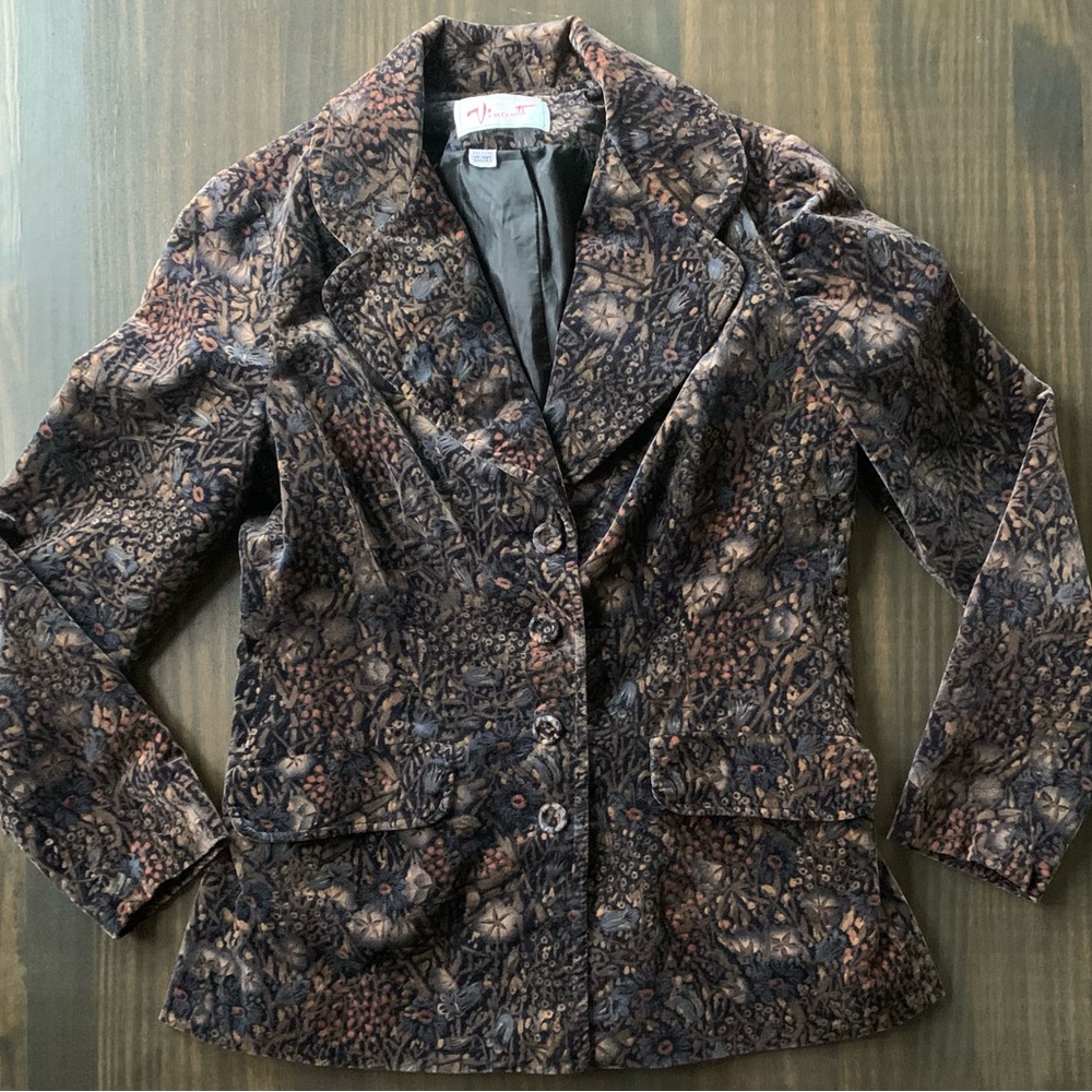 Vintage Vincenti Tapestry Blazer Jacket